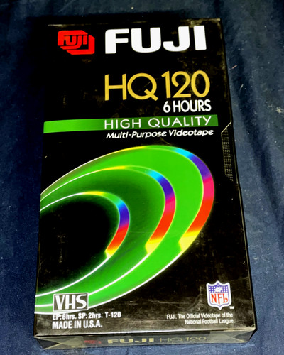 Fuji hq120 vhs blank video - blank,