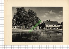 Chiddingfold Surrey Crown Inn / Dunsfold Green - 1947 Book Print