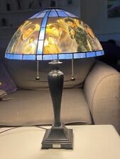 Unique Super Rare Elvis Stained Glass Tiffany Style Lead Table Lamp *BRAND NEW*