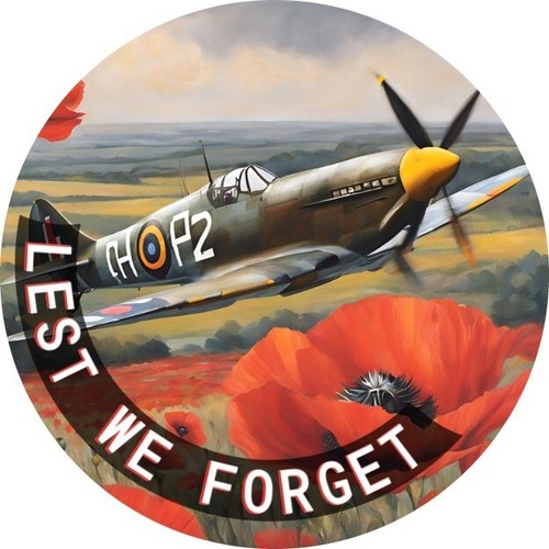 Poppy badge remembrance day - badge,