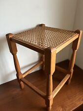 vintage wooden woven cane