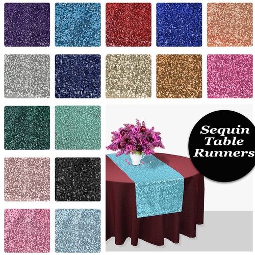 Glitter sequin table - glitter, runner