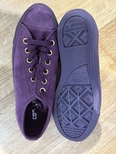 Converse All-Star Burgundy Size 5.5 Brand New with Gold trim