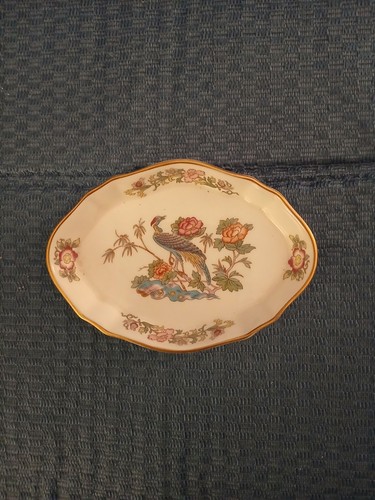 Wedgewood kutani crane trinket - wedgewood,