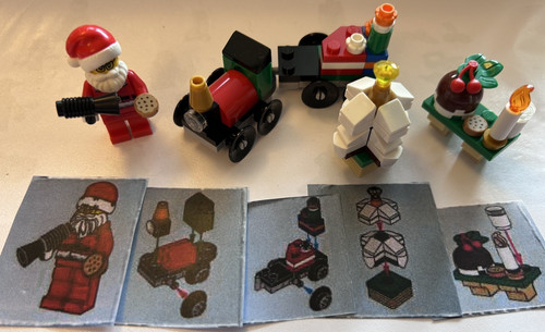 Lego fendrich santa train - fendrich, &