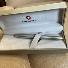 Sheaffer prelude Silver metal fountain pen new in box