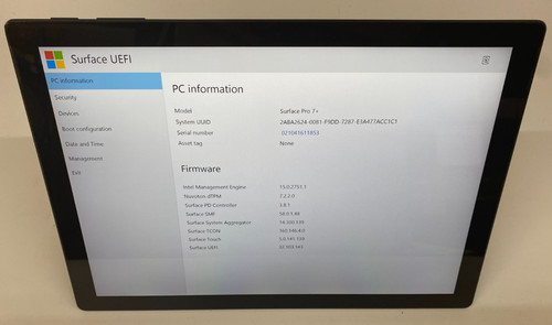 Microsoft surface pro 3 - 7+, 12.3"