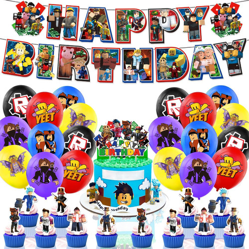 Party supplies roblox birthday - party,