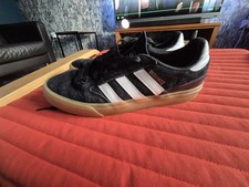 Mens Trainers  Adidas Originals Busenitz Skate Trainers Black Suede UK 8