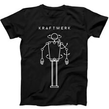 Kraftwerk Robot Electronic Synth Pop Music Gift Black Tee T Shirt 350
