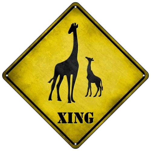 Giraffe xing novelty mini - giraffe,