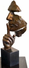 Bronze Figurine - Bust - Head