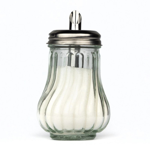 Retro glass sugar dispenser - retro,