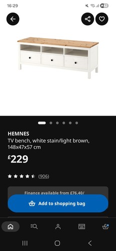 Ikea unit - tv,