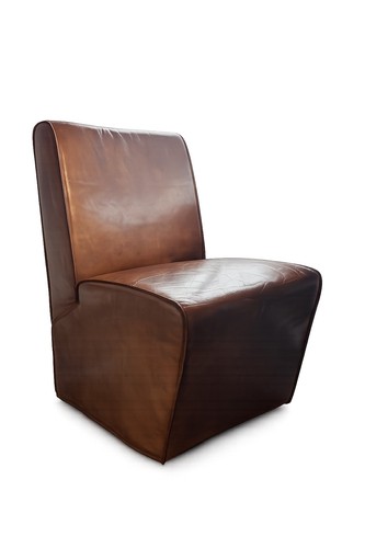 Bruno leather lounge - , chair