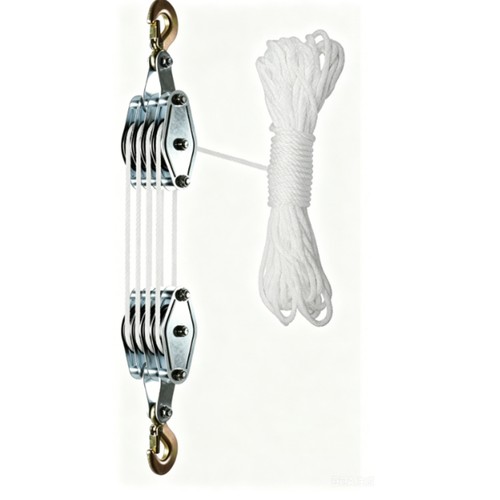 Rope pulley hoist - pulley, compact