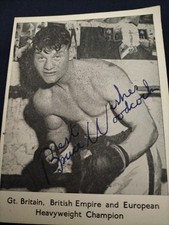 SIGNED BRUCE WOODCOCK BOXING
