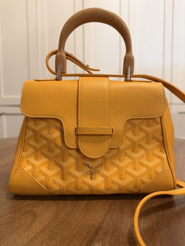 Goyard saigon mini yellow bag - goyard,