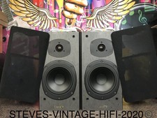 TANNOY MERCURY M2 B/EYE BOOKSHELF SPEAKERS - BLACK NEAR MINT RARE L@@K FREE P+P
