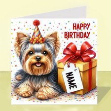 Personalised Yorkshire Terrier