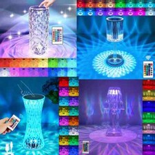 16 Colours LED Crystal Table