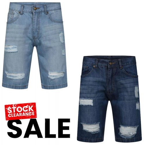 Mens denim summer shorts - denim,
