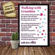 Personalised poem print gifts - personalised,