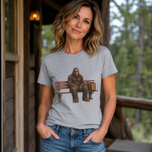 Sasquatch park bench - park,