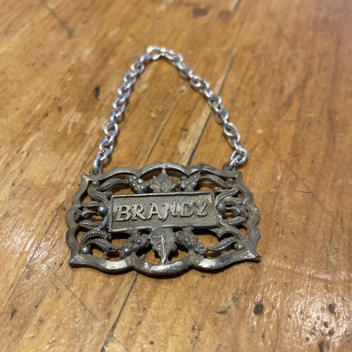 Vintage brandy decanter label - vintage,