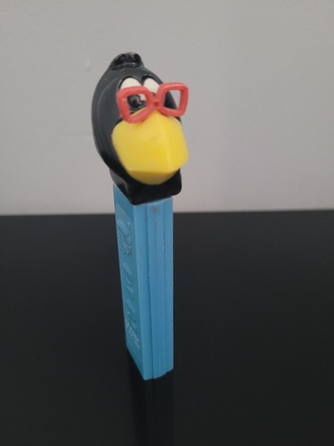Vintage raven with glasses pez - vintage,