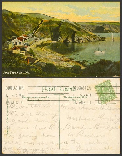 Isle man 1911 old colour - man,