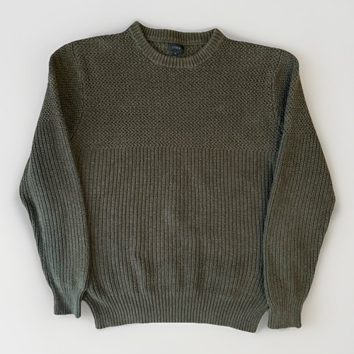 Crew sweater small - sweater, olive