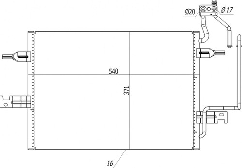 Condenser air conditioning - condenser,