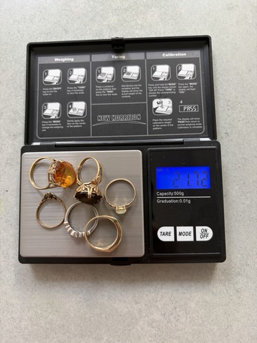 9ct rings grams 6 - 9ct,
