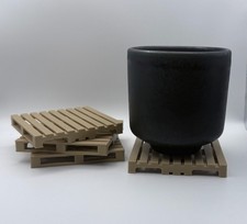 Drink Coaster  Set 3D Printed Pallet Style