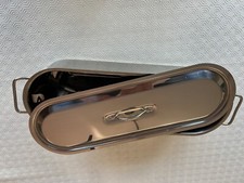 Stainless steel Fish Poacher, handles & rack, slightly used. Cook whole salmon.