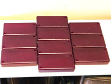 10x HAMMOND 1551 Burgundy ABS