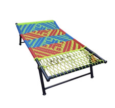 Royal Cuisine – Brand New Large Solid Metal Charpai / Manji / Kahtt / Asian Sun