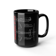 WWII Republic P-47 Fighter Mug