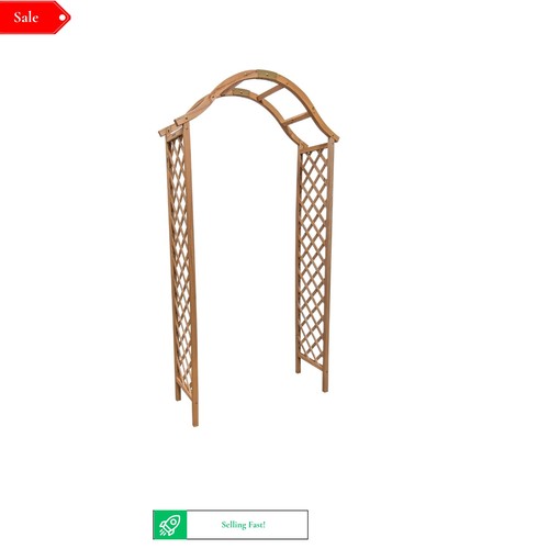 Wooden garden arch pergola - garden,