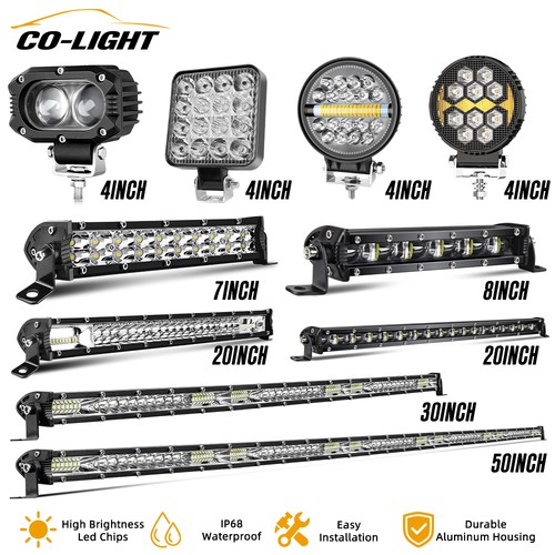 12v led work light - 12v, bar