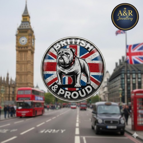 British proud bulldog - proud, union