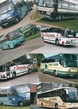 Various Bus & Coach operators x 30 Colour Photos 6" x 4" Job Lot C10