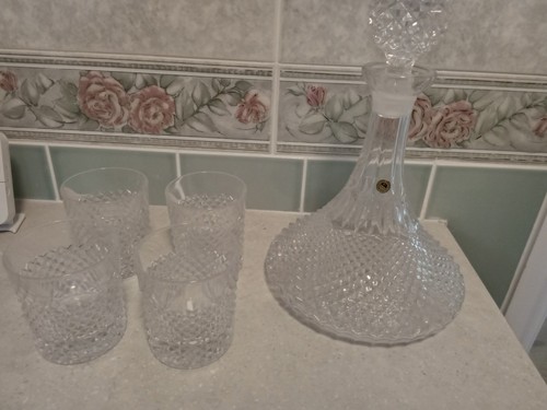 Cut glass cristal ship - glass,