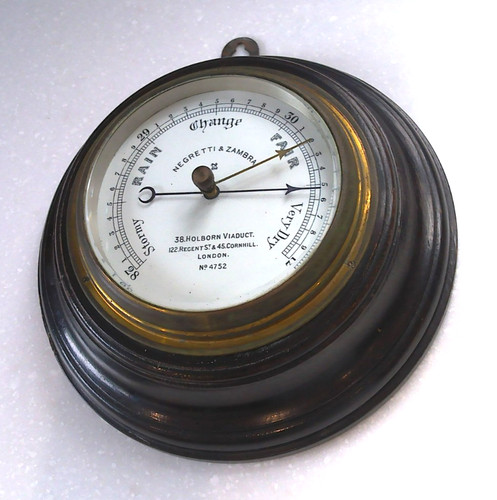 Antique victorian barometer - victorian,