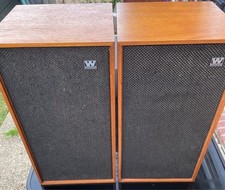 Vintage Pair Of WHARFEDALE (RANK WHARFDALE) LINTON 2 SPEAKERS.