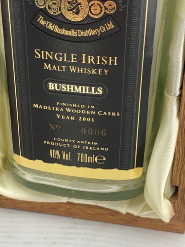 Bushmills 2001 21yrs irish - 21yrs,