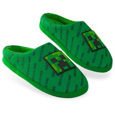 Minecraft Kids Boys Slippers