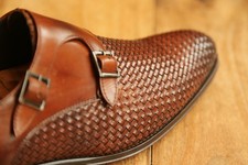 Russell & Bromley Brown Woven