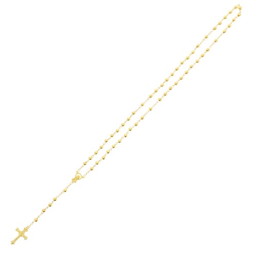 Beaded rosary necklace - beaded,